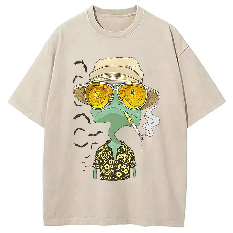 Modecanvas On Vacation Washed T-Shirt