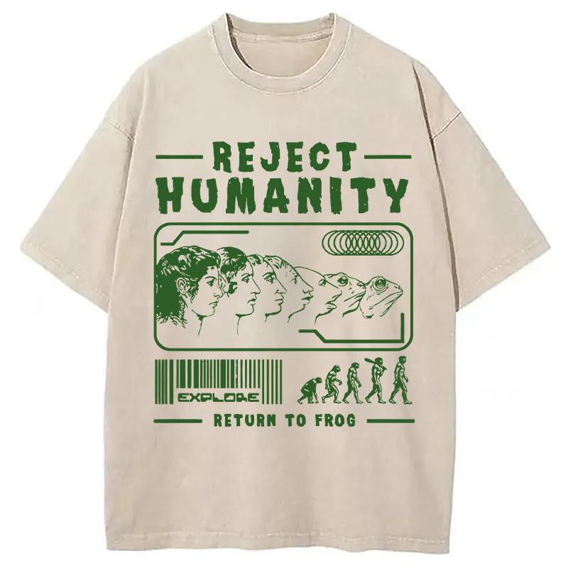 Modecanvas Return To Frog Washed T-Shirt