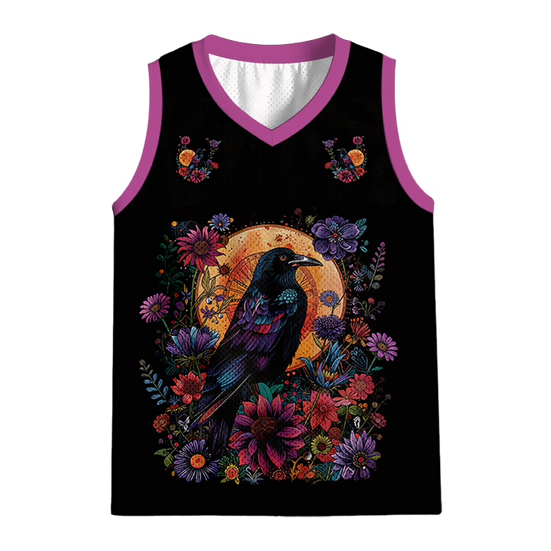 Modecanvas Mandala Crow Jersey Tank