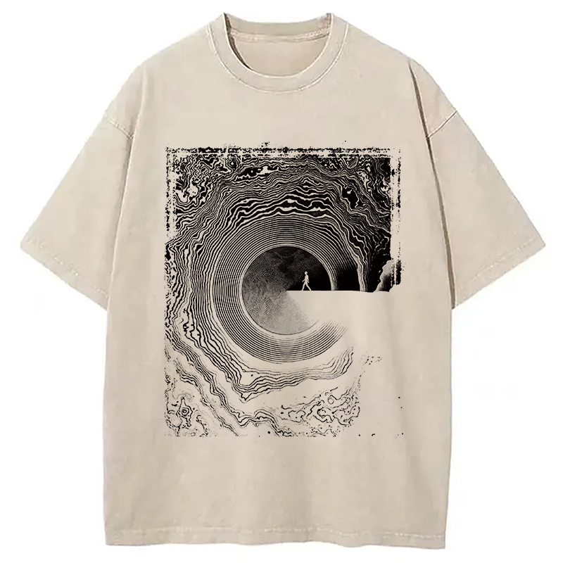Modecanvas Breaking Rejection DTG Printing Washed T-Shirt-modecanvas