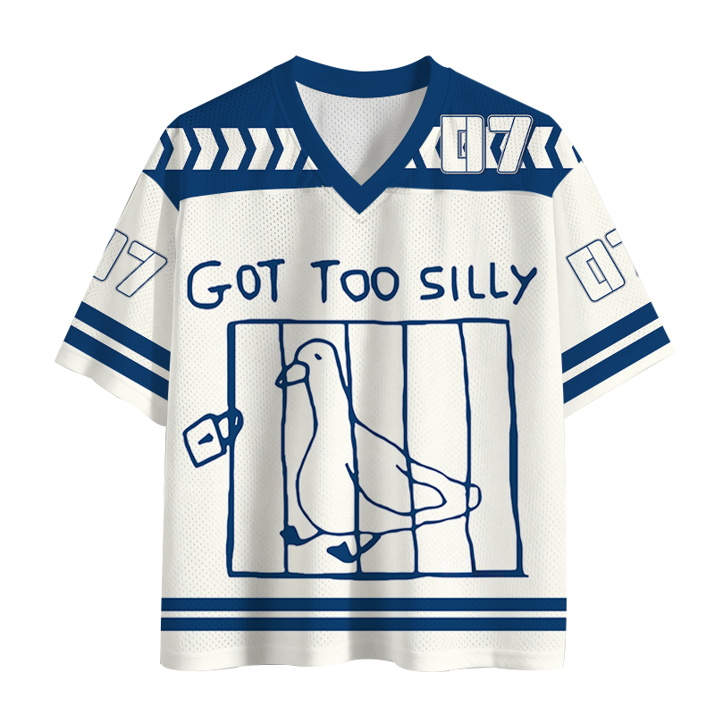 Modecanvas Got Too Silly Meme Mesh Jersey-modecanvas