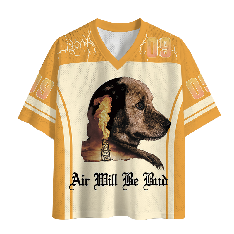 Modecanvas Air Will Be Bud Mesh Jersey-modecanvas