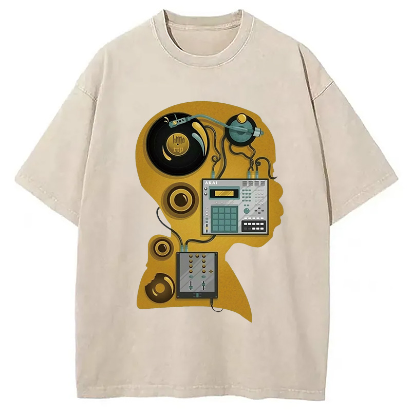 Modecanvas J Dilla DJ Washed T-Shirt