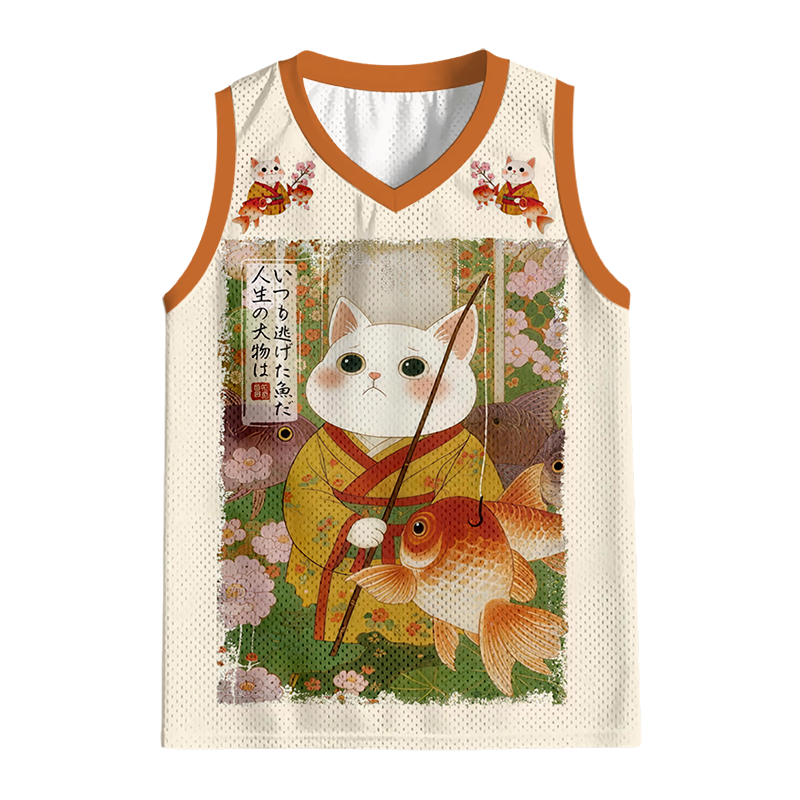 Modecanvas The Tale of Cat and Fish Jersey Tank
