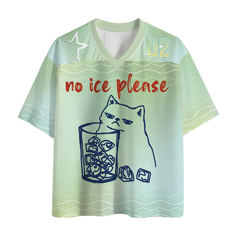 Modecanvas No Ice with Cat Mesh Jersey-modecanvas