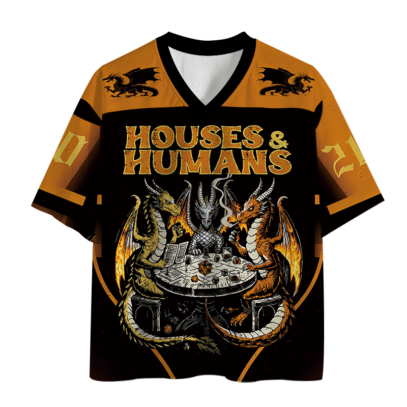Modecanvas Houses & Humans Mesh Jersey-modecanvas