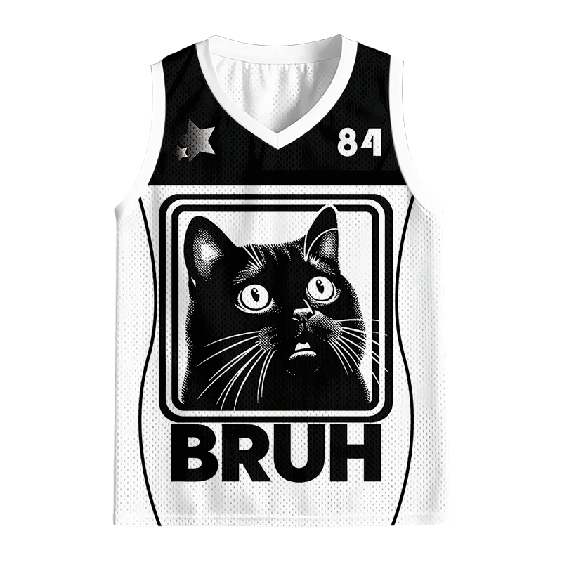 Modecanvas BRUH Cat Jersey Tank
