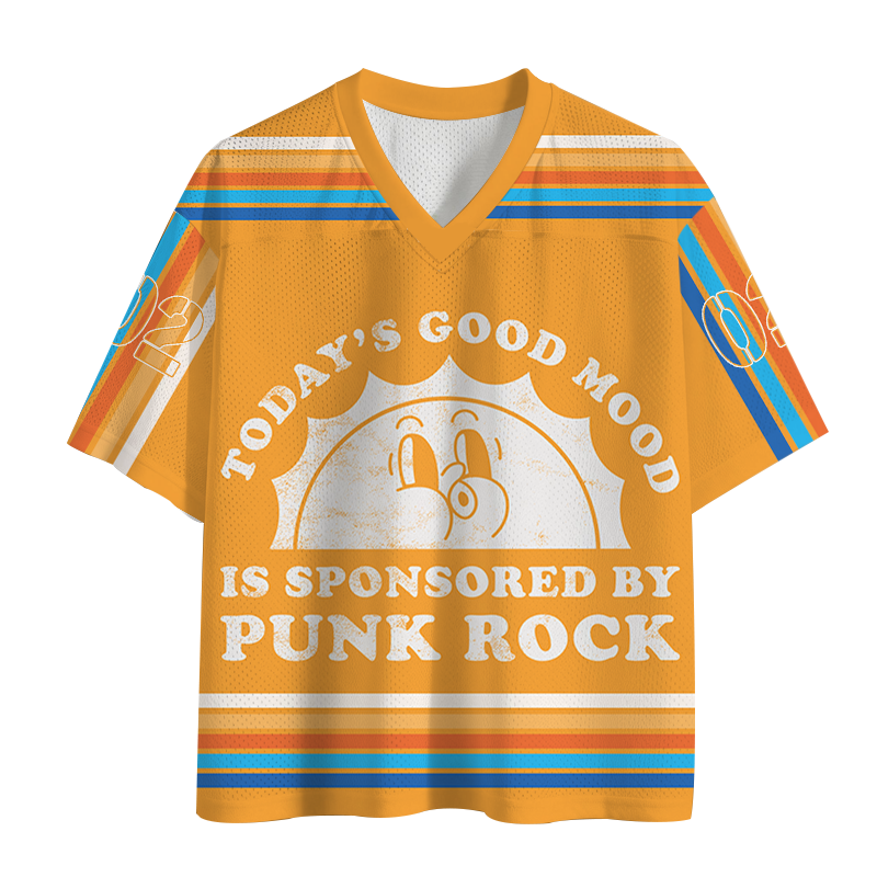 Modecanvas Punk Rock Mesh Jersey-modecanvas