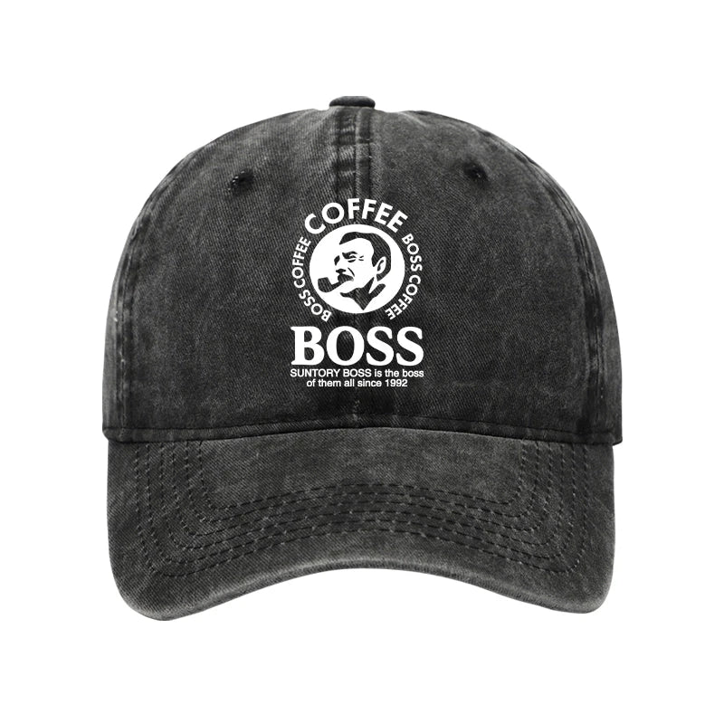 Modecanvas Boss Is The Boss Of Them All Washed Cap-modecanvas