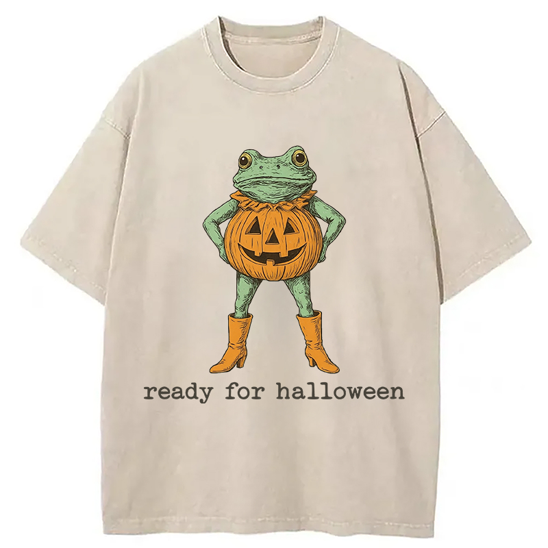 Modecanvas Ready for Hallowee Washed T-Shirt