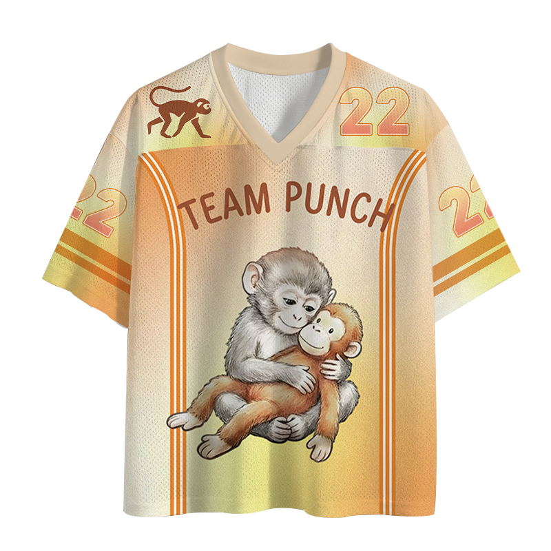 Modecanvas Baby Monkey Mesh Jersey-modecanvas
