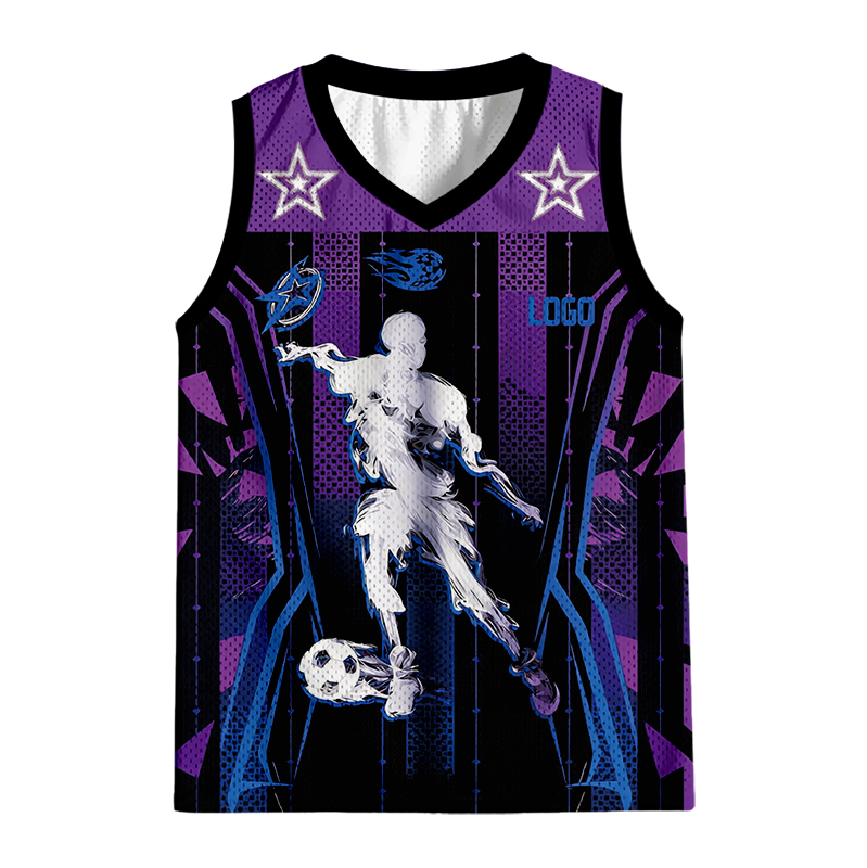 Modecanvas Glitch Matrix Dual Tone Frame Jersey Tank