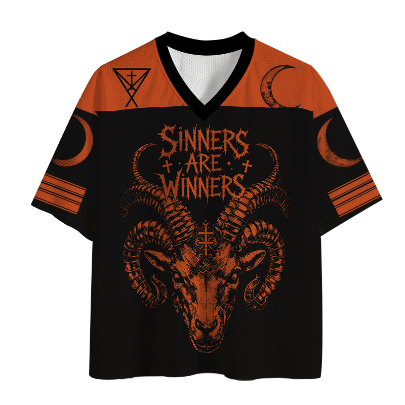 Modecanvas Sinners are Winners Mesh Jersey