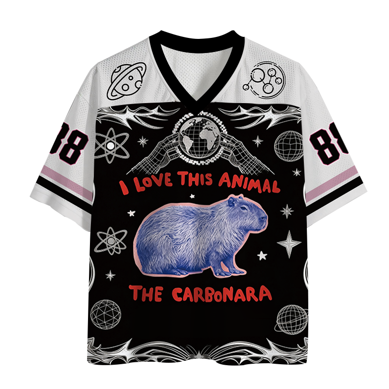Modecanvas I Love This Animal The Carbonara Mesh Jersey-modecanvas