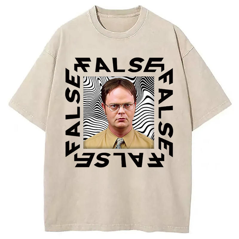 Modecanvas The Office Dwight False Washed T-Shirt