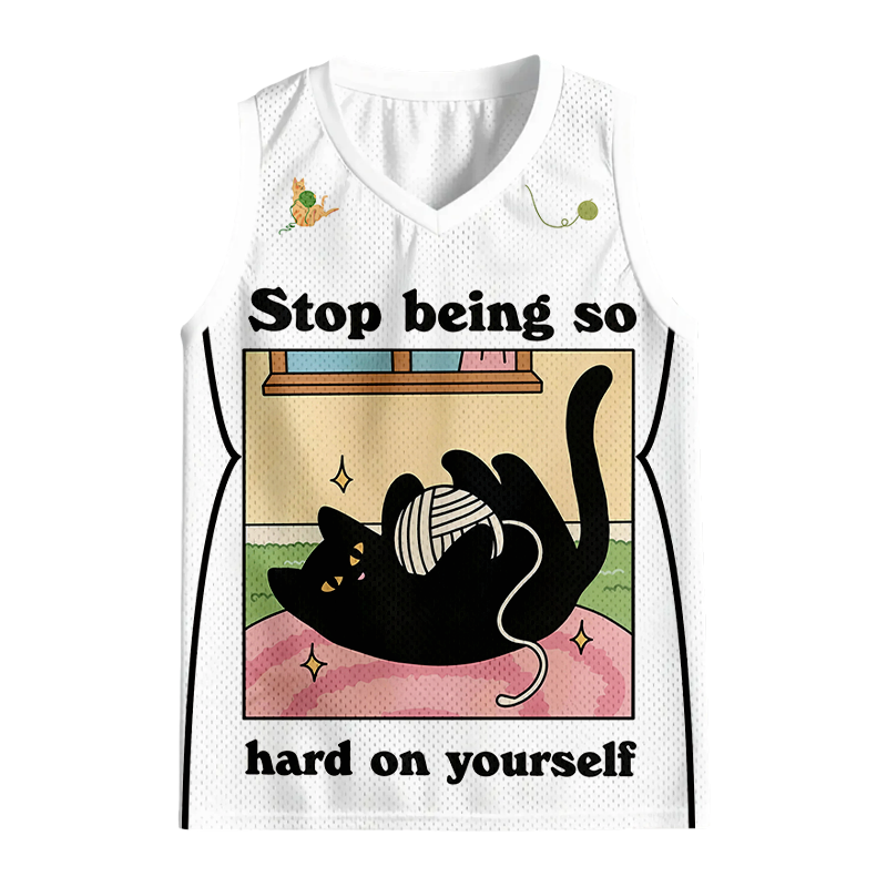 Modecanvas Hard On Yourself Jersey Tank