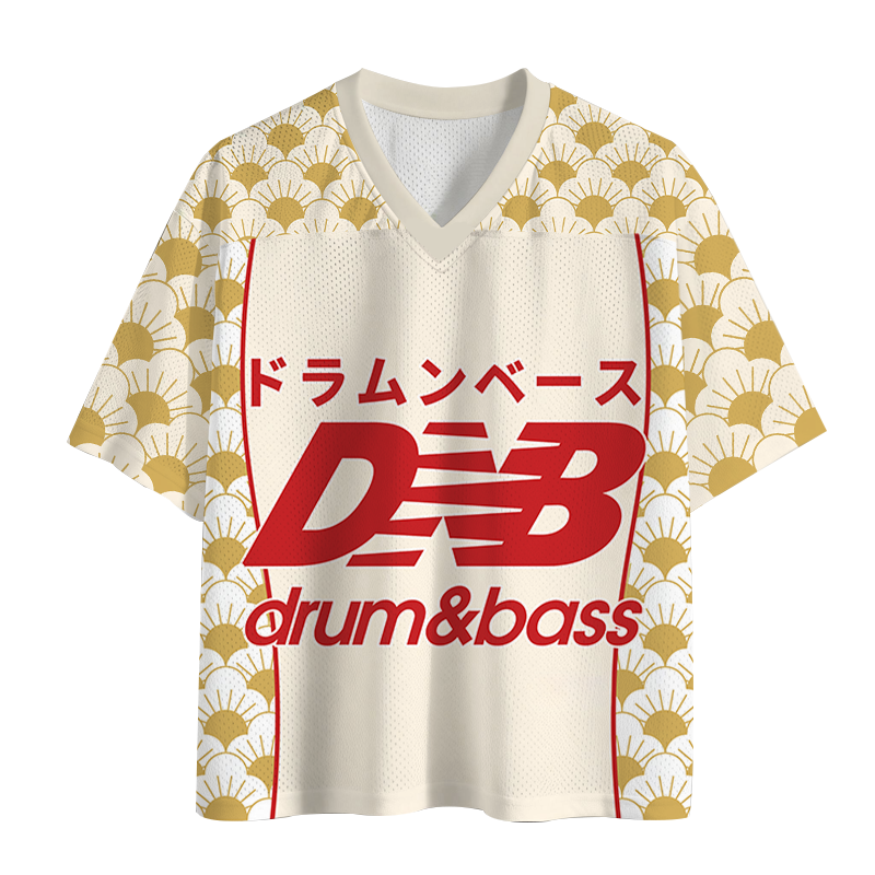 Modecanvas Drum And Bass Japan Mesh Jersey-modecanvas