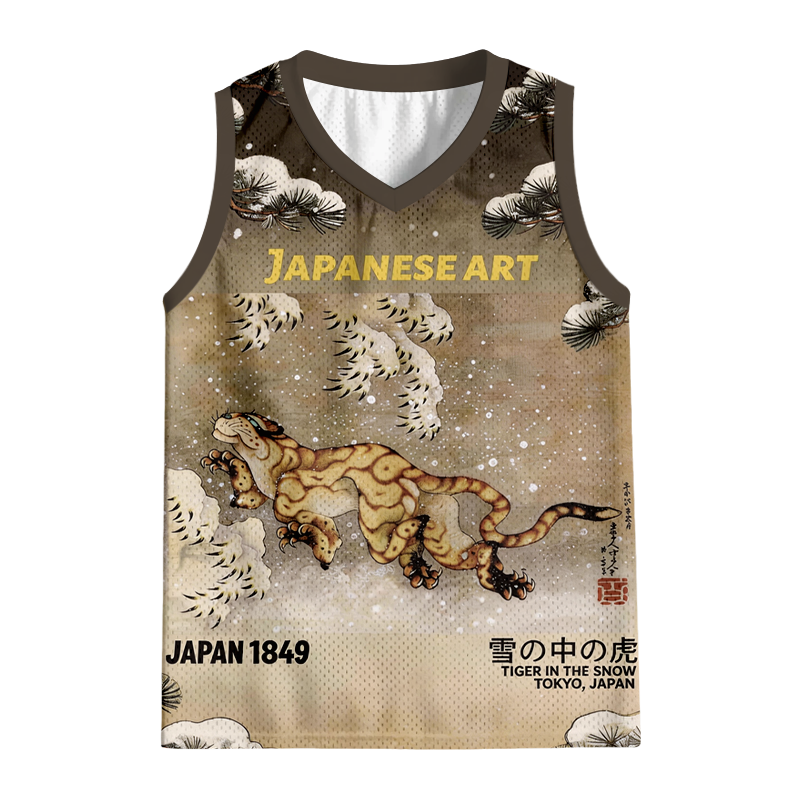 Modecanvas Tiger in the Snow Jersey Tank