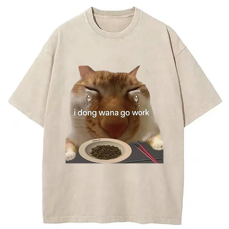Modecanvas I Dong Wana Go Work Washed T-Shirt