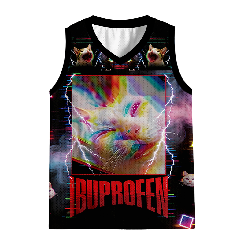 Modecanvas Stupid Silly Cat Meme Jersey Tank