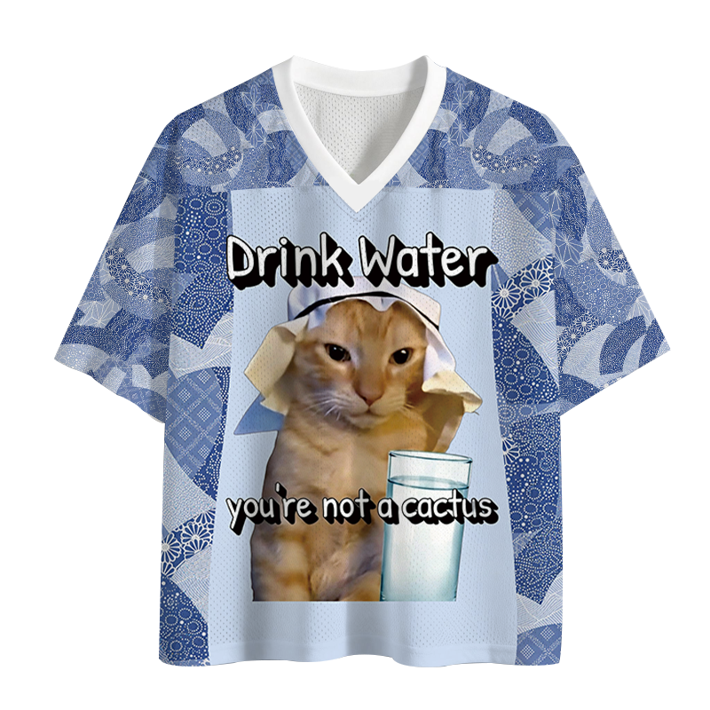 Modecanvas Drink Water Mesh Jersey-modecanvas