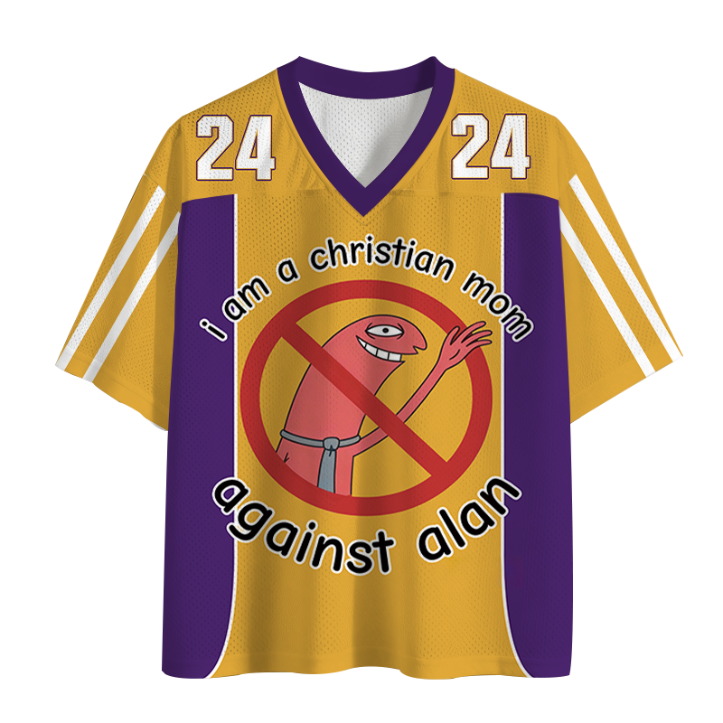 Modecanvas Funny Smiling Mesh Jersey-modecanvas