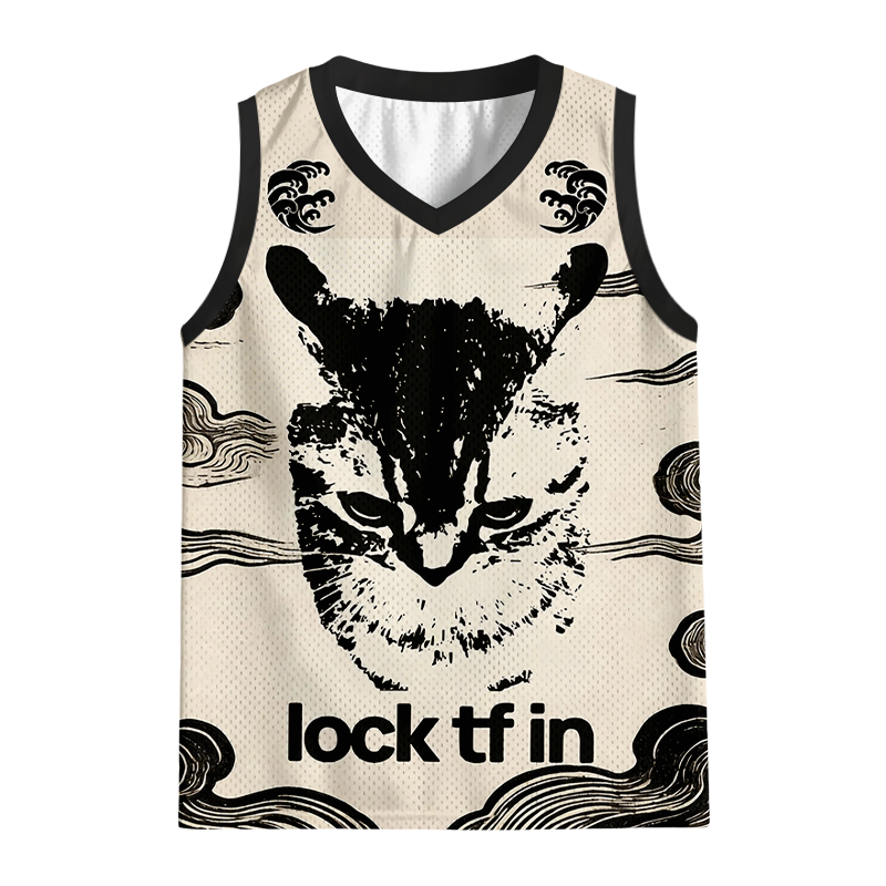Modecanvas Lock TF In Cat Jersey Tank