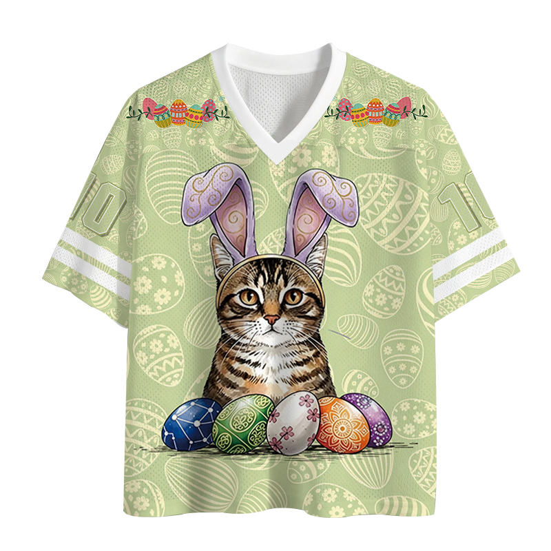 Modecanvas Easter Cat Mesh Jersey-modecanvas