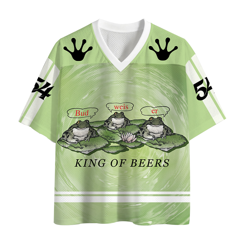 Modecanvas King Of Beers Mesh Jersey-modecanvas