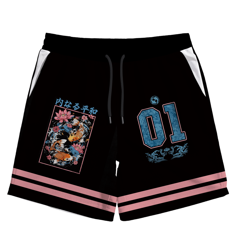 Modecanvas Koi Serenity Jersey Short
