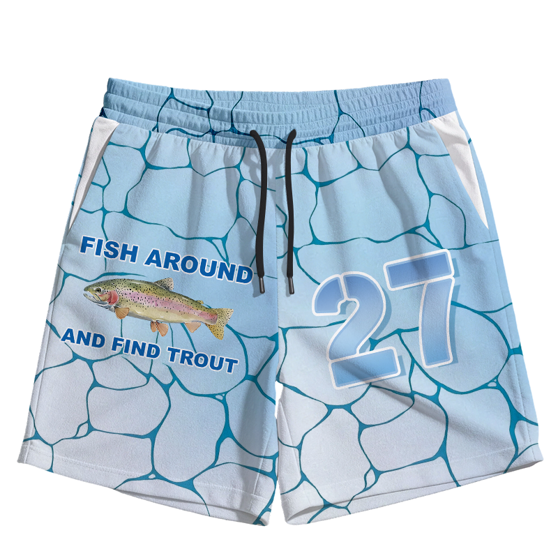 Modecanvas Fish Around and Find Trout Jersey Short