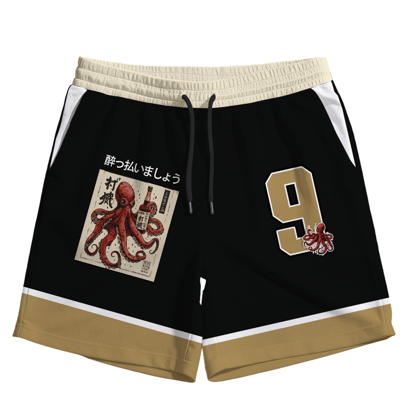 Modecanvas Osaka Octopus Jersey Short