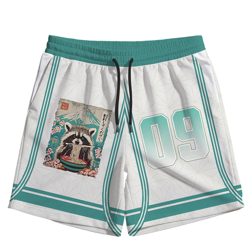 Modecanvas Please Give Raccoon A Discount Jersey Short