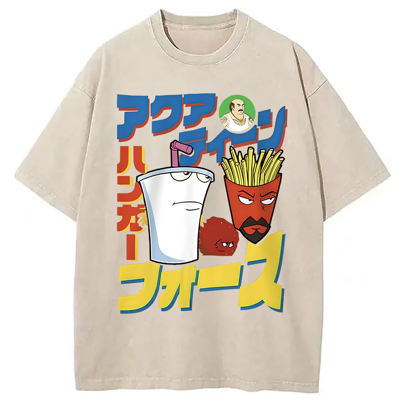 Modecanvas Retro Comics Vintage Washed T-Shirt