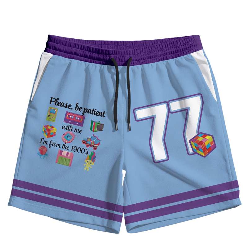 Modecanvas Please Be Patient Jersey Short