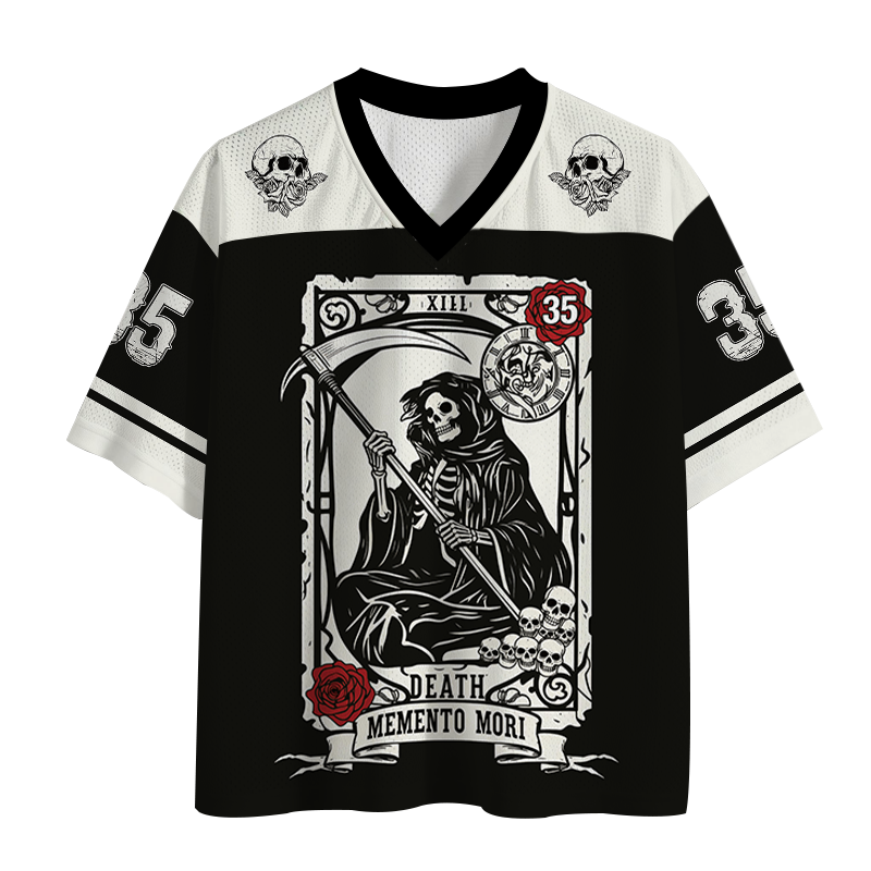Modecanvas Memento Mori Mesh Jersey-modecanvas