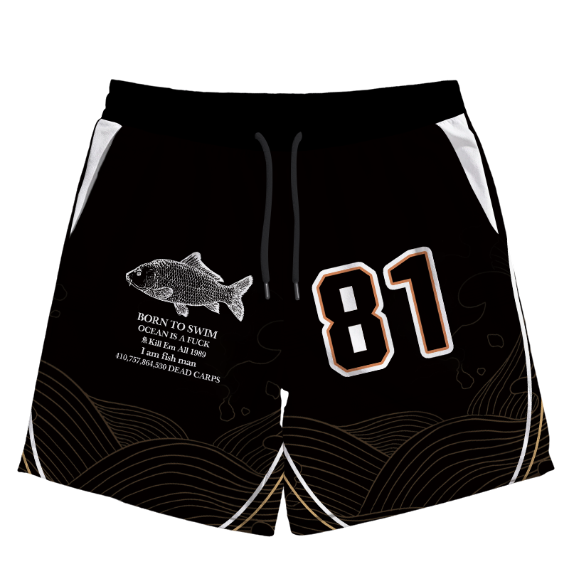 Modecanvas Born To Swim Jersey Short