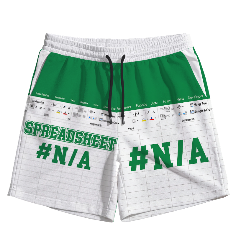 Modecanvas Spreadsheet Jersey Short