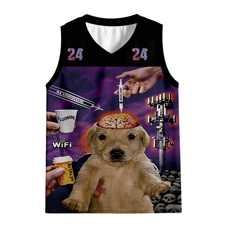Modecanvas Brainwashed Jotchua Meme Jersey Tank