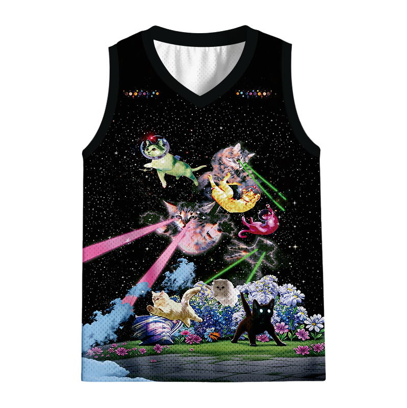 Modecanvas Fun Cat Jersey Tank