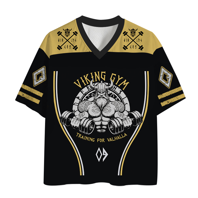 Modecanvas Viking Gym Mesh Jersey-modecanvas