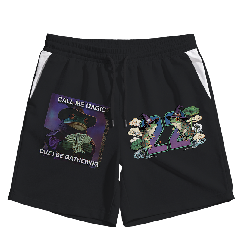 Modecanvas Call Me Magic Cuz I Be Gathering Jersey Short