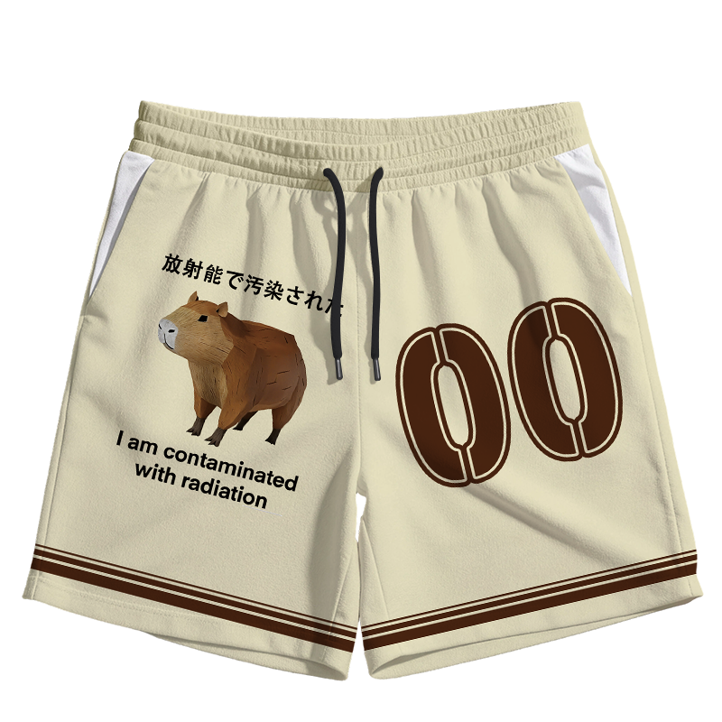 Modecanvas Capybara Contaminated By Radiation Jersey Short
