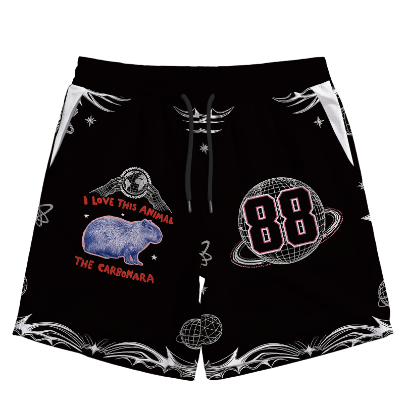 Modecanvas I Love This Animal The Carbonara Jersey Short
