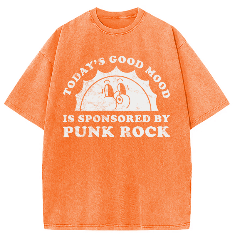 Modecanvas Punk Rock Washed T-Shirt