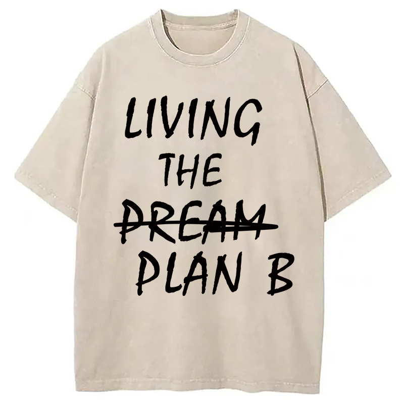 Modecanvas Implement Plan B DTG Printing Washed T-Shirt-modecanvas