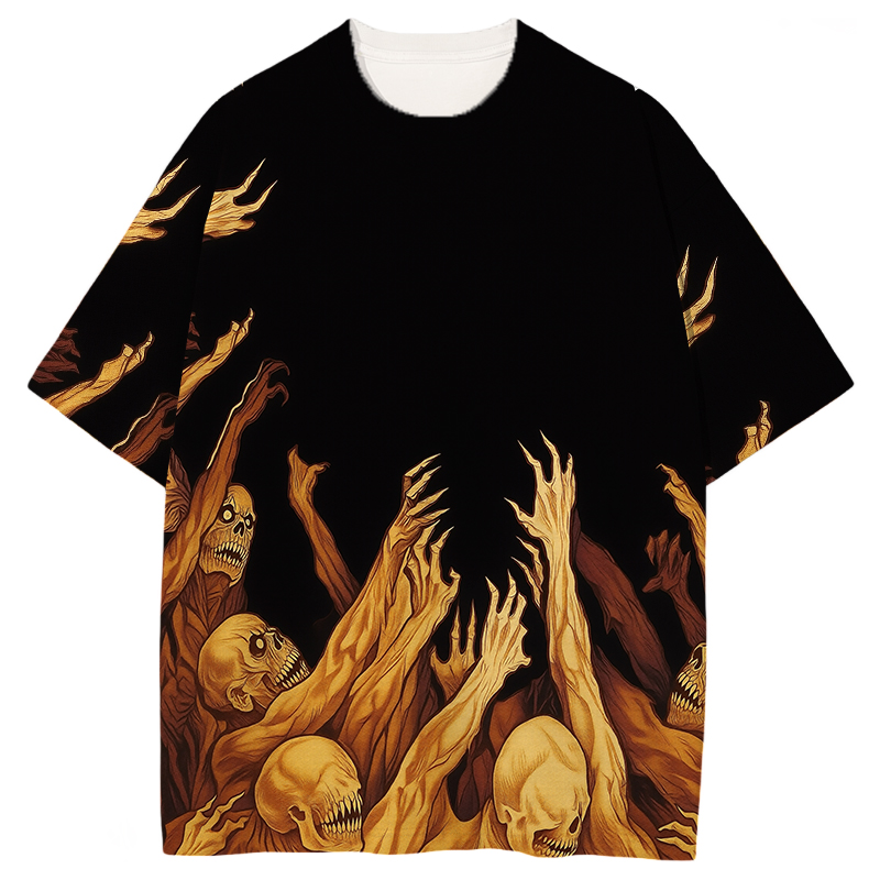 Modeocanvas Redemption Of The Skull All Over Print T-shirt-modecanvas