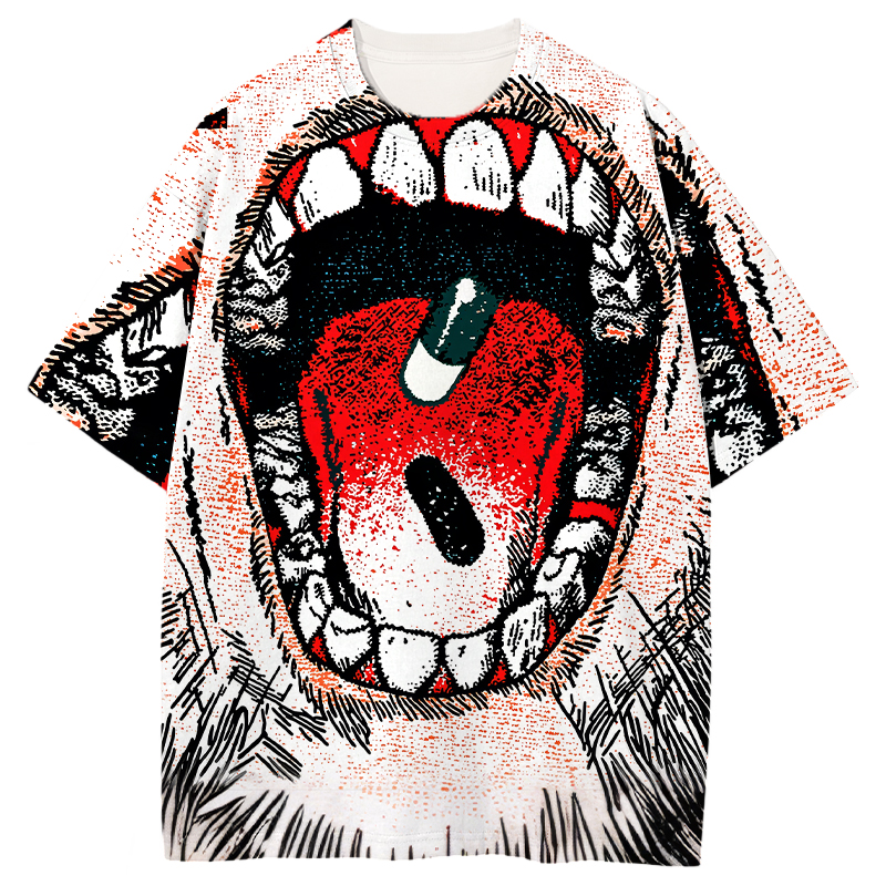 Modeocanvas Eat Medicine All Over Print T-shirt-modecanvas