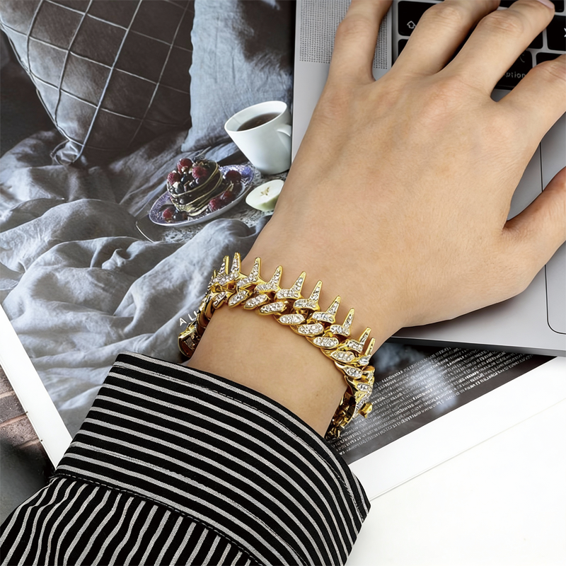 Modecanvas Thorn Vintage Hip-hop Bracelet