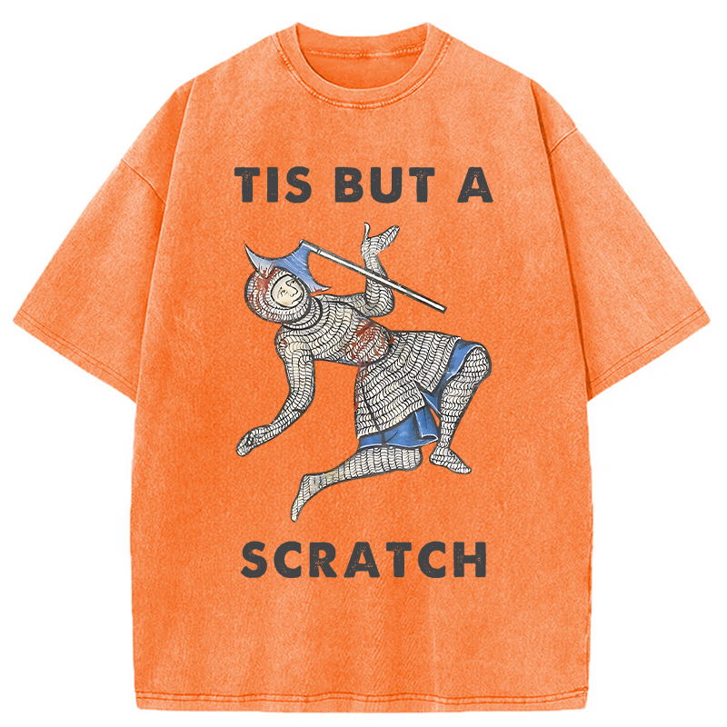 Modecanvas Funny Medieval Washed T-Shirt